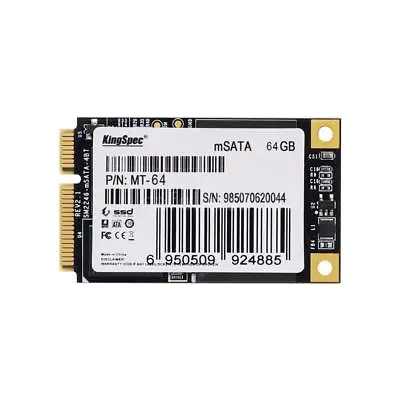 £17.86 • Buy KingSpec MSATA PCI-E 64GB 64 GB MLC Digital Flash SSD Storage Device 42MM