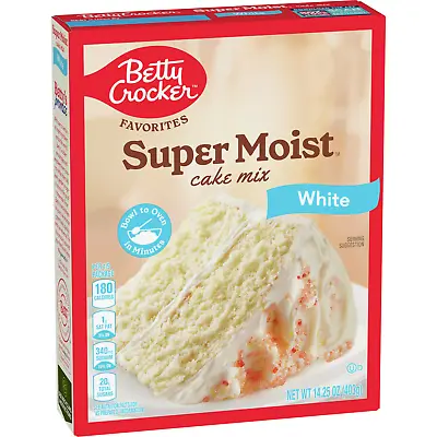 Betty Crocker Favorites Super Moist Cake Mix White 14.25 Oz • £6.99