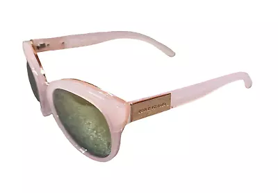 River Island Sunglasses Pink Gold Oversize Womens Ladies Not  Polarised Mirrored • £9.95