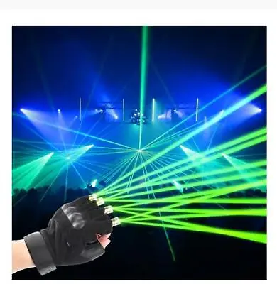 Green Red LED Laser Gloves Lighting  For DJ Dancer Party Stage Show Effect • $19.99