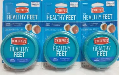 O'Keeffe's Healthy Feet Foot Cream 2.7 Oz. Each Pack Of (3) • $32.95