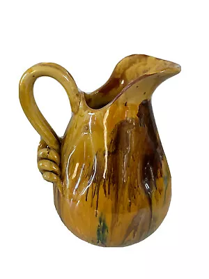 Ceramiche  Virginia Pitcher Pottery Vintage Italy Yellow • $12