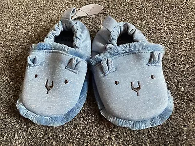 NEXT Baby Boys Lion Slippers 6-12 Months BNWT £9 • £2.50