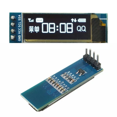 $3.44 • Buy NEW IC I2C 0.91inch 128x32 Blue OLED LCD Display Module Z0Z9 For PIC 5v 3.3 H2B1