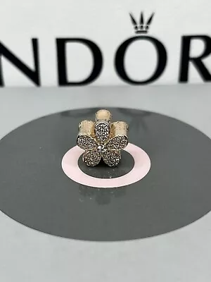Genuine Pandora Rose Gold Moments Dazzling Daisy Charm • £3.20