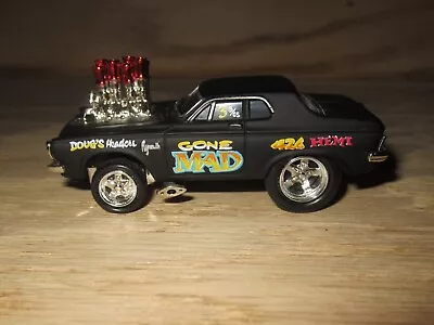 Muscle Machines 2003 Loose Gone Mad 1963 Plymouth Savoy Gasser Flat Black Rr • $2.99
