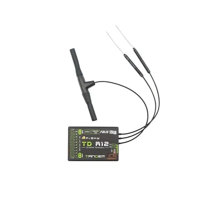 FrSky TD R12 Receiver 12CH W/ PWM SBUS FBUS Or S.Port 2.4Ghz 900Mhz - US Dealer • $97.98