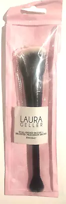 LAURA GELLER DUAL-ENDED Blush & Bronzer Precision BRUSH NEW IN PACKAGE • $12.95