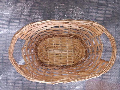 £4.65 • Buy Wicker Basket With Carry Handles,,,Easter Egg Hunt?