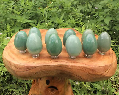 $9.95 • Buy Polished Green Aventurine Egg With Stand (Gemstone Egg, Crystal Egg)
