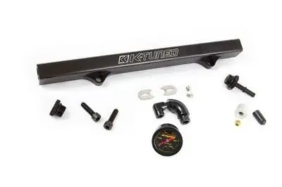 K-Tuned Fuel Rail & Gauge Combo Black Honda K20 K24 RSX Civic Integra KTD-KRB-G3 • $249.88