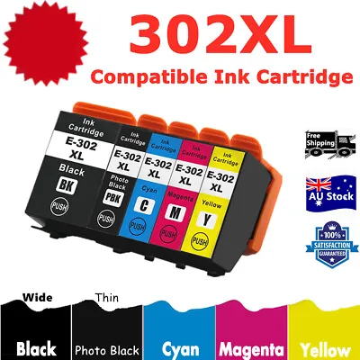 $177.30 • Buy Compatible Ink Cartridge 302 XL 302XL HY For Epson XP6000 XP6100 XP-6000 XP-6100