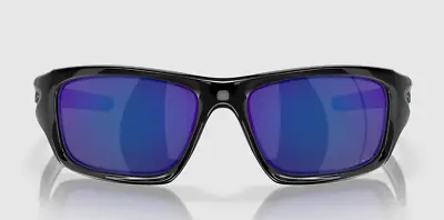 Oakley Men's OO9236 Valve Rectangular Sunglasses DEEP BLUE IRIDIUM/BLACK FRAME • $71.73