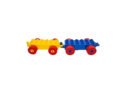 2 Lego® Duplo TRAIN Base 2 X 6 RED Wheels • $6.55