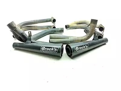 06 07 Kawasaki Ninja ZX10R Full BROCK'S Aftermarket Exhaust Header Pipe Mufflers • $779.99