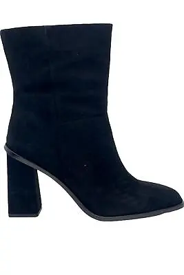 Vince Camuto Suede Ankle Boots Dantania Black • $55.99