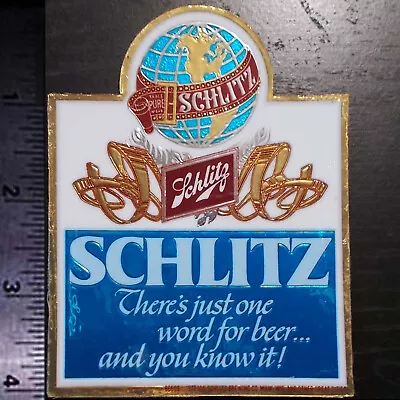 SCHLITZ Beer - Original Vintage 1970's Racing Decal/Sticker • $6.50