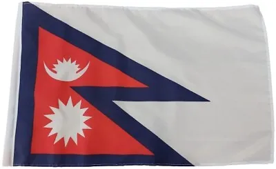 £3.99 • Buy Nepal 18  X 12  Treehouse Courtesy Caravan Sleeved Flag FREE UK Delivery!