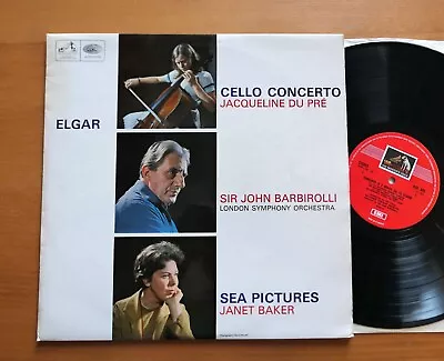 £50 • Buy ASD 655 Jacqueline Du Pre Elgar Cello Concerto Barbirolli EMI  1st C/Stamp EX