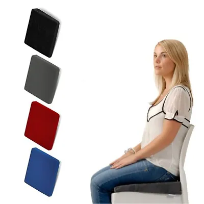 £12.90 • Buy Back Support Cushion Seat Memory Foam Wedge Chair Posture Lumbar Orthopaedic UK