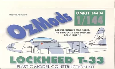 1/144 Cold War Trainer : Lockheed T-33 Shooting Star [USAF + JA] #14404: OZMODS • $19.95