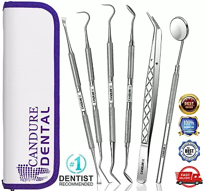 £3.09 • Buy Dental Teeth Cleaning Kit Dentist Floss Plaque Remover Care Tooth Scraper Tools