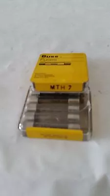 BUSSMANN MTH7  7AMP FAST ACTING FUSE 1/4 X 1-1/4 250V  BOX OF 5PC • $5