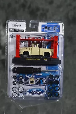 M2 Machines 1:64 Scale Model Kit 1956 Ford F-100 Pickup Truck W Lift R24 • $24.99