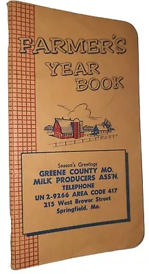 Farmer's Year Book Green County Springfield MO Milk Producers Association • $11.97