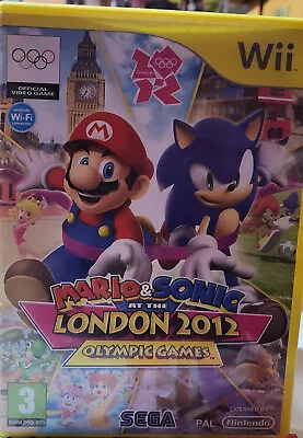 Mario & Sonic At The London 2012 Olympic Games - Nintendo Wii - PAL • $15.98