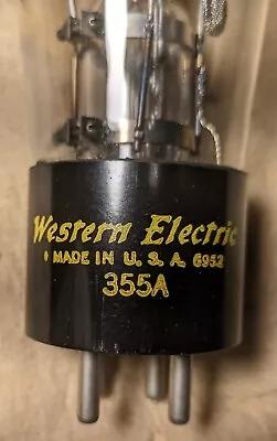 Western Electric 355A Tube NOS 6952 • $0.99