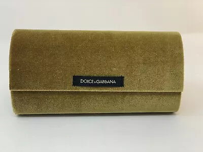 Dolce & Gabbana Eyeglass Sunglass Olive Green Velvet Case • $39.99