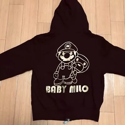 BATHING APE BABY MILO Hoodie - Mario Edition Black Size L　Japan F/S • $190