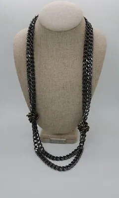 2 Layer J Crew Chain Necklace 30 In 2 Tone • $20