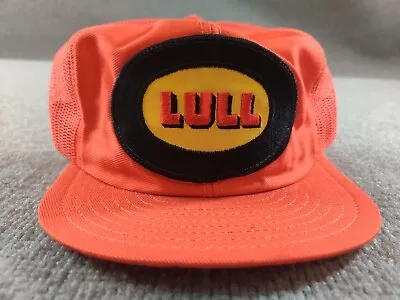 Vintage LULL Mesh Trucker Hat Patch Front Equipment Forklift Louisville Mfg • $24.99