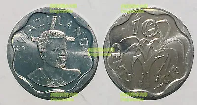$0.99 • Buy Swaziland 10 Cents 2015 New Issue 18mm Steel Coin UNC 1pcs