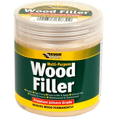 High Performance Wood Filler White/ Light Stainable /light Oak /pine/ Mahogany  • £7.59