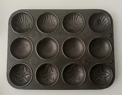 Vintage Cake Baking Tray Mould - Madeleines Muffins - Seamless Made In England • £18.99