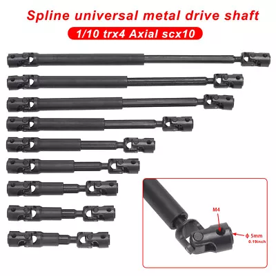 £11.99 • Buy Metal CVD Drive Shaft For 1/10 Axial SCX10 RC Climbing Car Upgrade Accessories