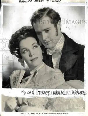 1949 Press Photo Maureen O'Sullivan & Bruce Lester In  Pride And Prejudice  • $12.99