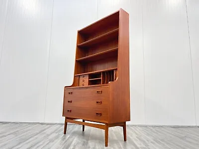 Vintage Danish Mid Century Bureau Bookcase By Johannes Sorth For Bornholm • £1450