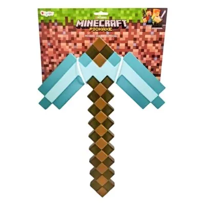 Minecraft Pickaxe Sword Toy Costume Prop 15.75  Halloween Cosplay Game Accessory • $13.95
