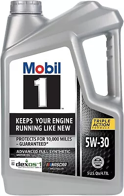 1 X 5QT Mobil 1 Engine Oil 5W-30 4.73L Full Synthetic  [Melbourne Address ONLY] • $90