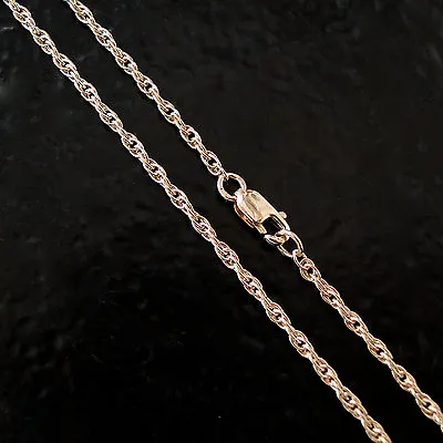 24 Inch 14k Gold Filled 2mm Rope Chain Necklace  • $31