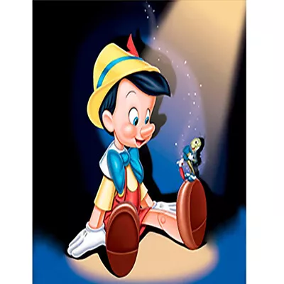 $12.85 • Buy DIY 5D Diamond Painting Full Drill Embroidery Pinocchio Art Embroidery Souvenir