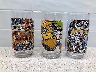 The Great Muppet Caper Lot Of 3 Glasses 1981 McDonalds • $14.99