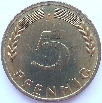 Coin Federal Republic Germany 5 Pfennig 1950 J IN Proof • $110.24