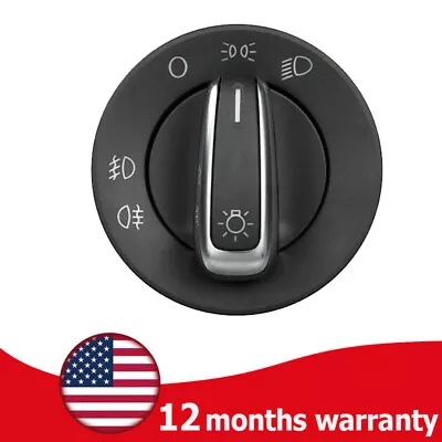 $21.99 • Buy Headlight Fog Lamp Control Switch FIT VW Beetle Golf Jetta BORA OEM:3BD941531