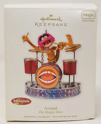 Hallmark Keepsake Ornament Muppet Show Animal Drum Kit Christmas Tree 2010 NIB • $110