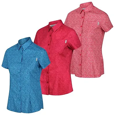 £11.99 • Buy 3 & 5 X Pack Womens Regatta Short Sleeve Shirts Mixed Colours RRP £25 Each 